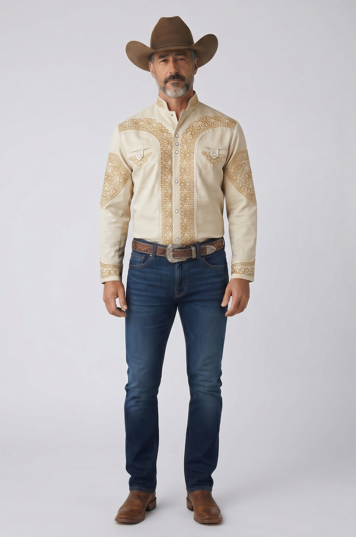 Camisa Corazón Hueso Oro
