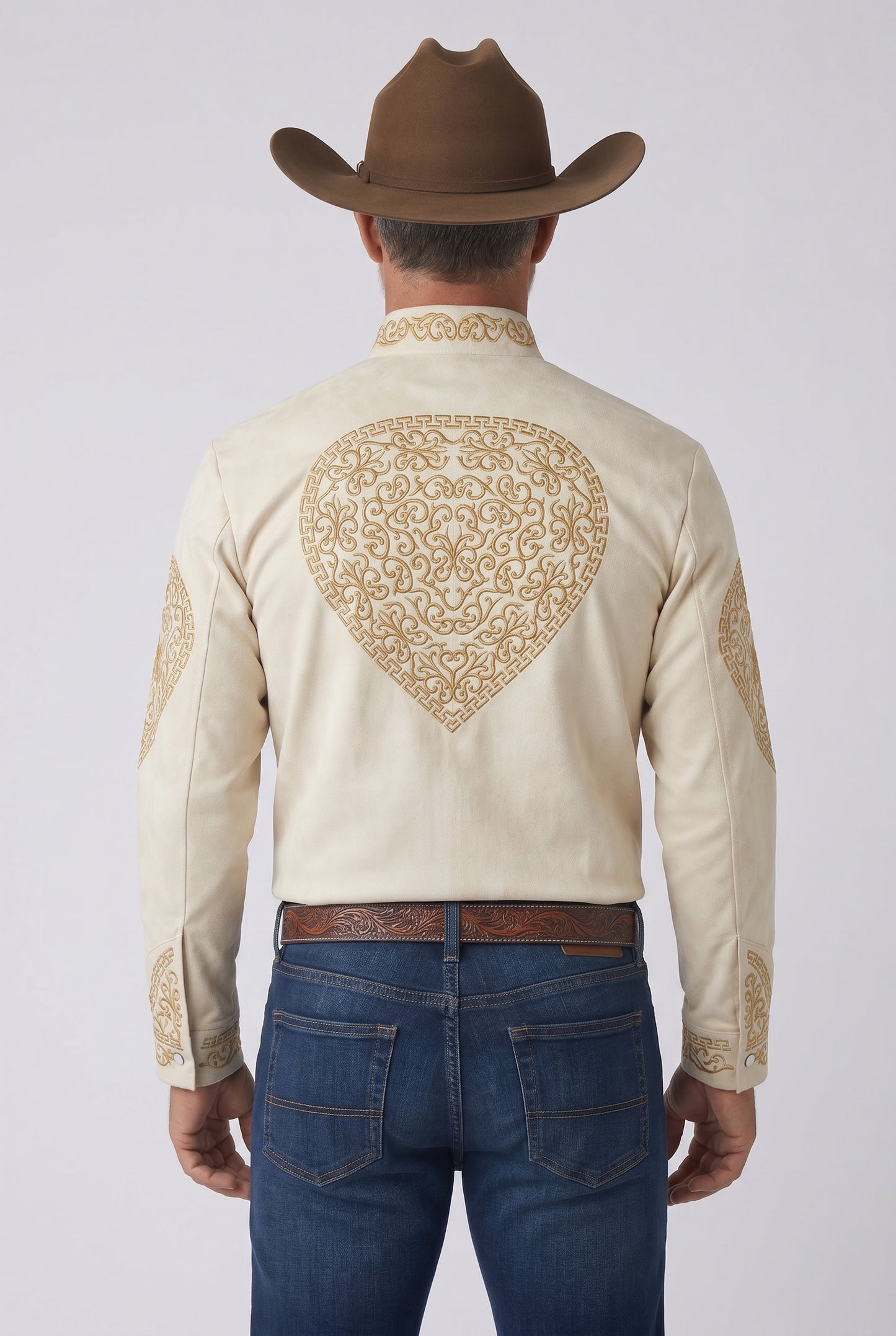 Camisa Corazón Hueso Oro