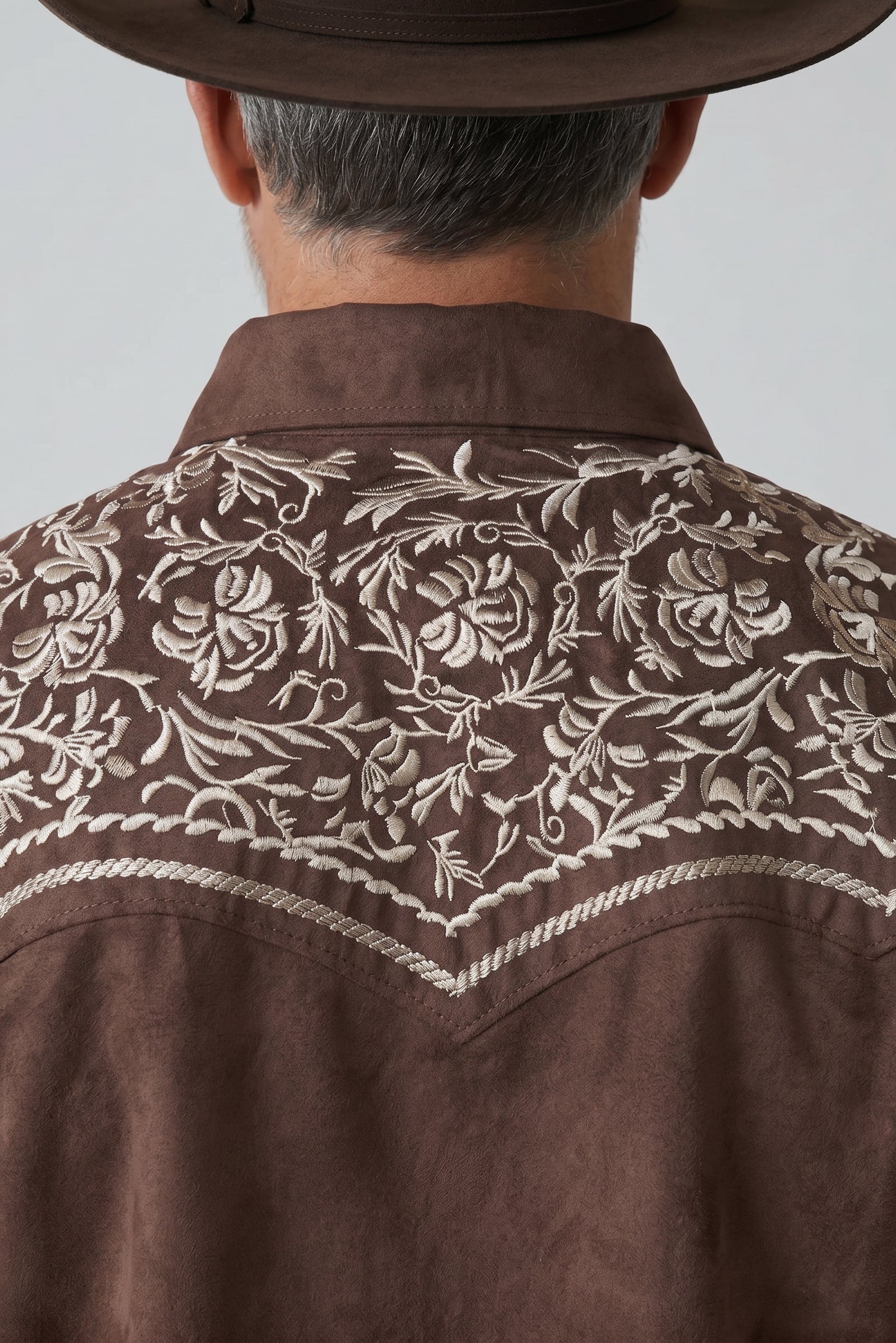 Camisa Flores Choco Hueso