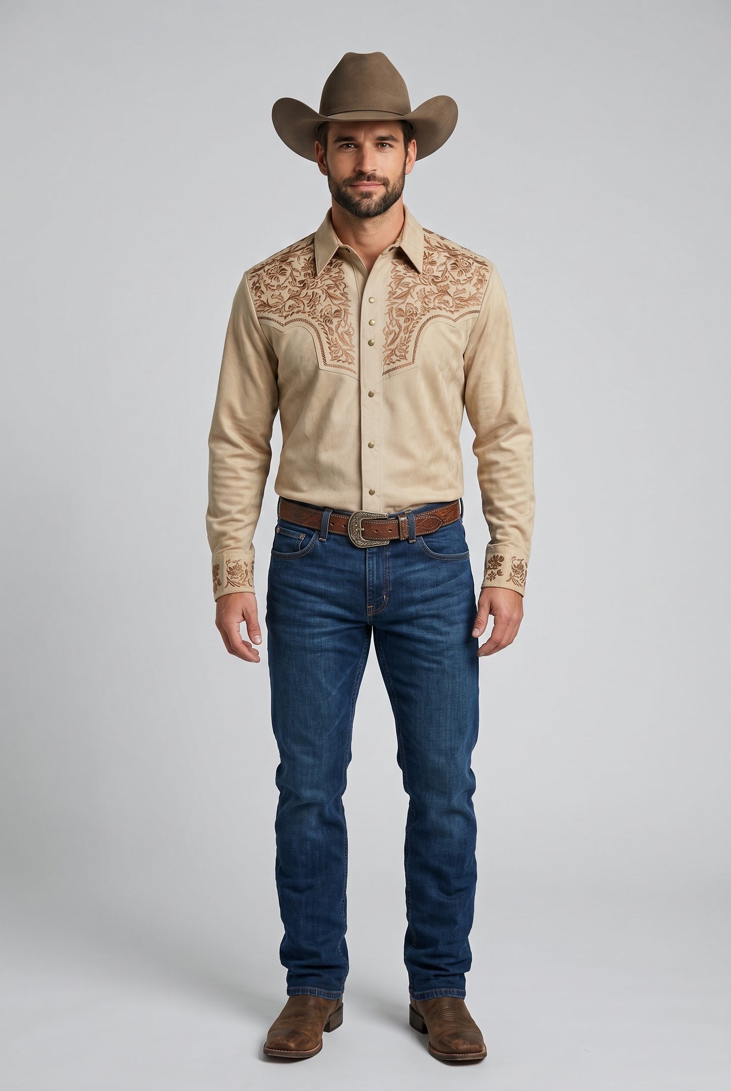 Camisa Flores Arena Cobre