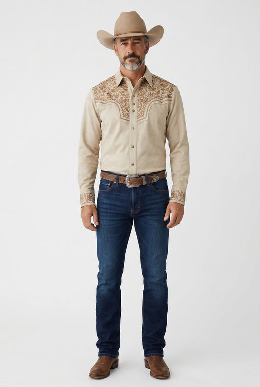 Camisa Flores Arena Cobre