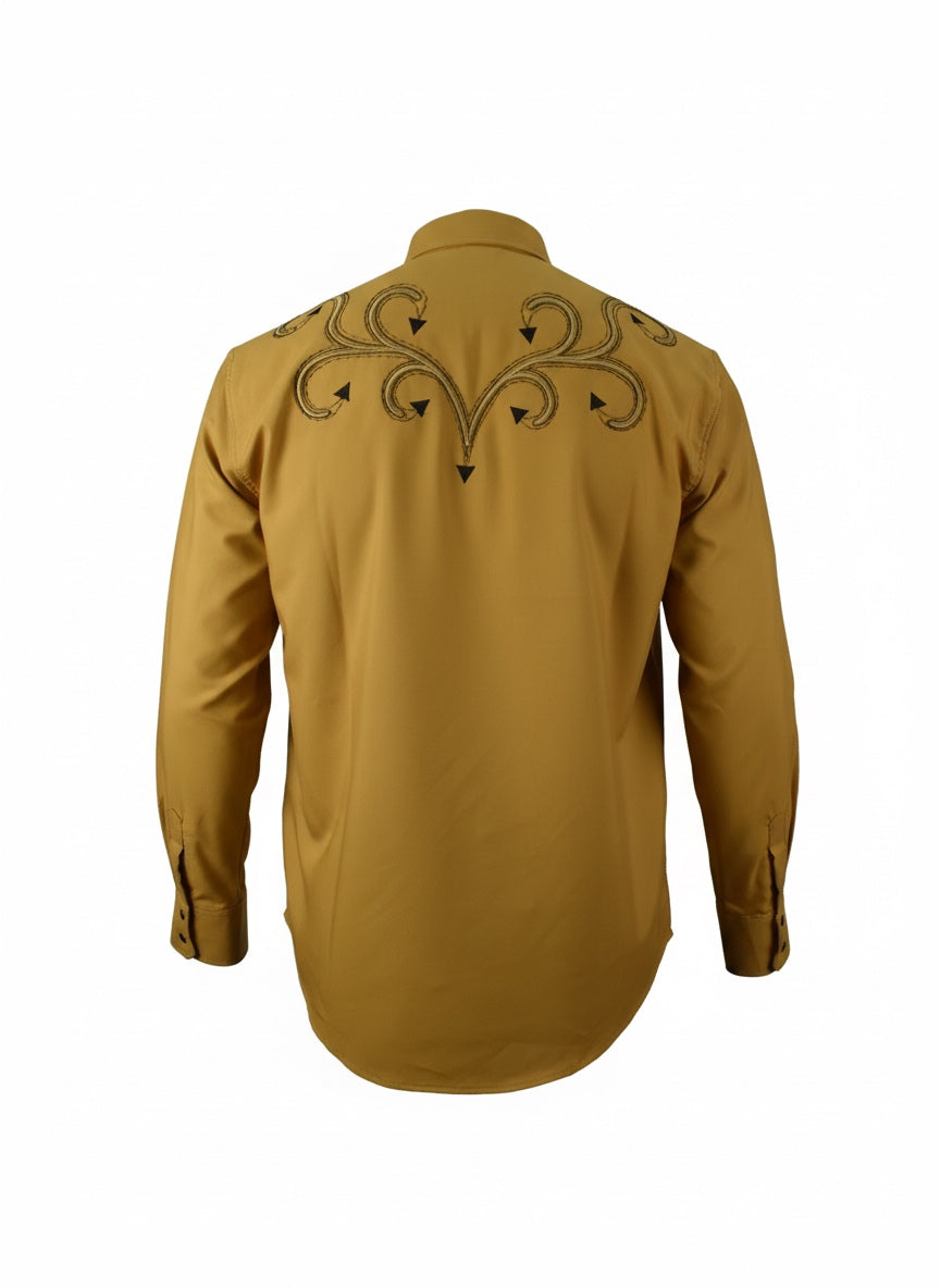 Camisa Hiedra Mostaza