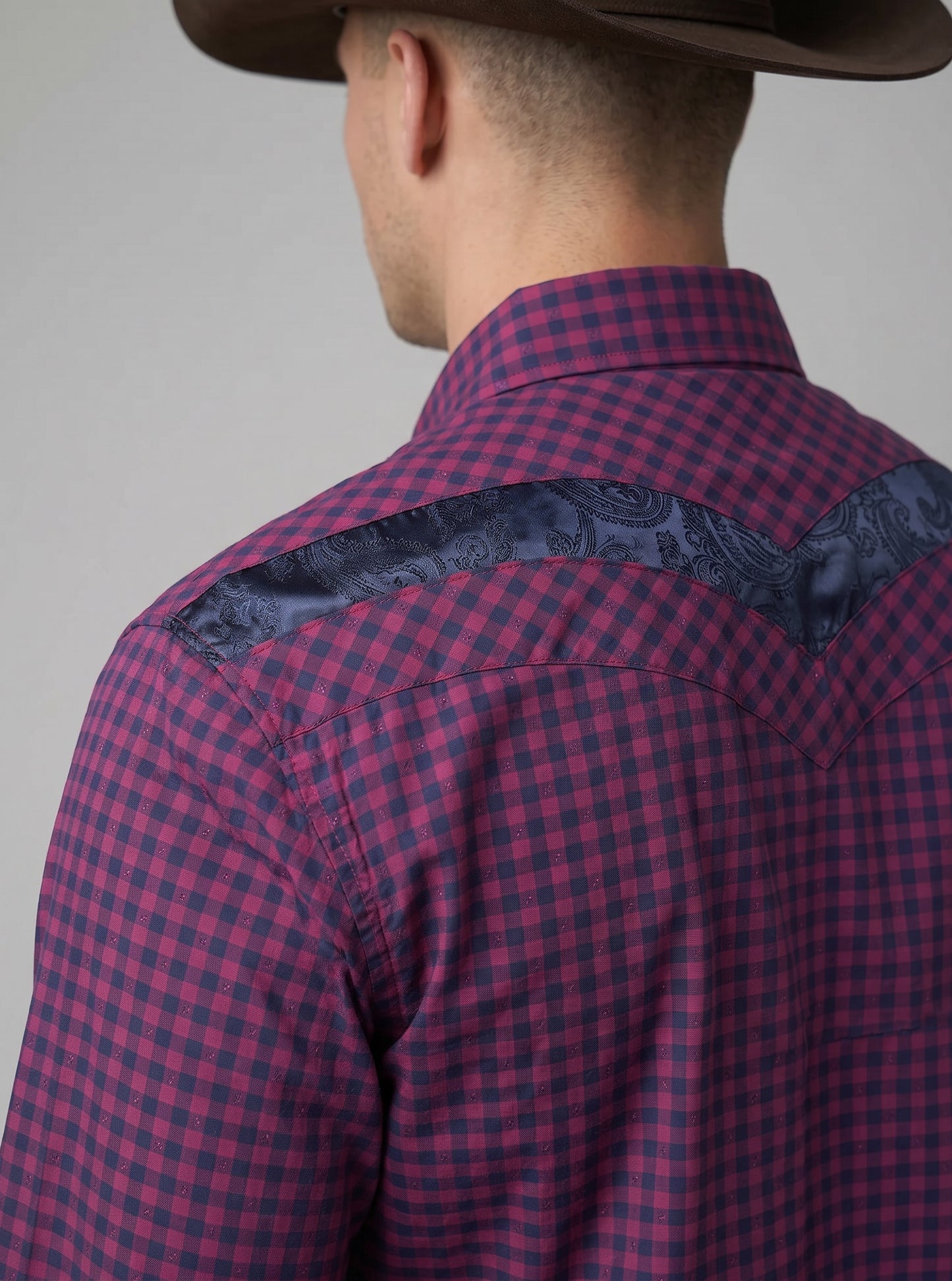 Camisa Rodeo Azul Vino