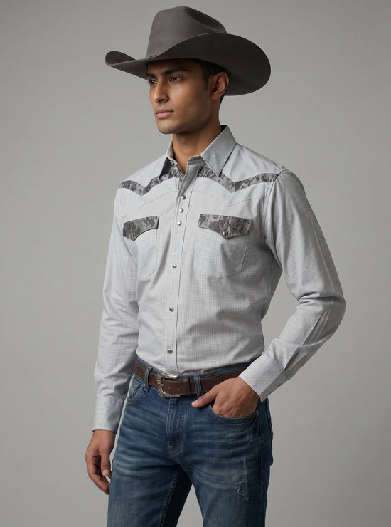 Camisa Rodeo Celeste: Elegancia y Estilo Western para Cada Ocasión