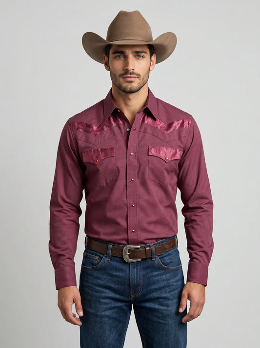 Camisa Rodeo Vino