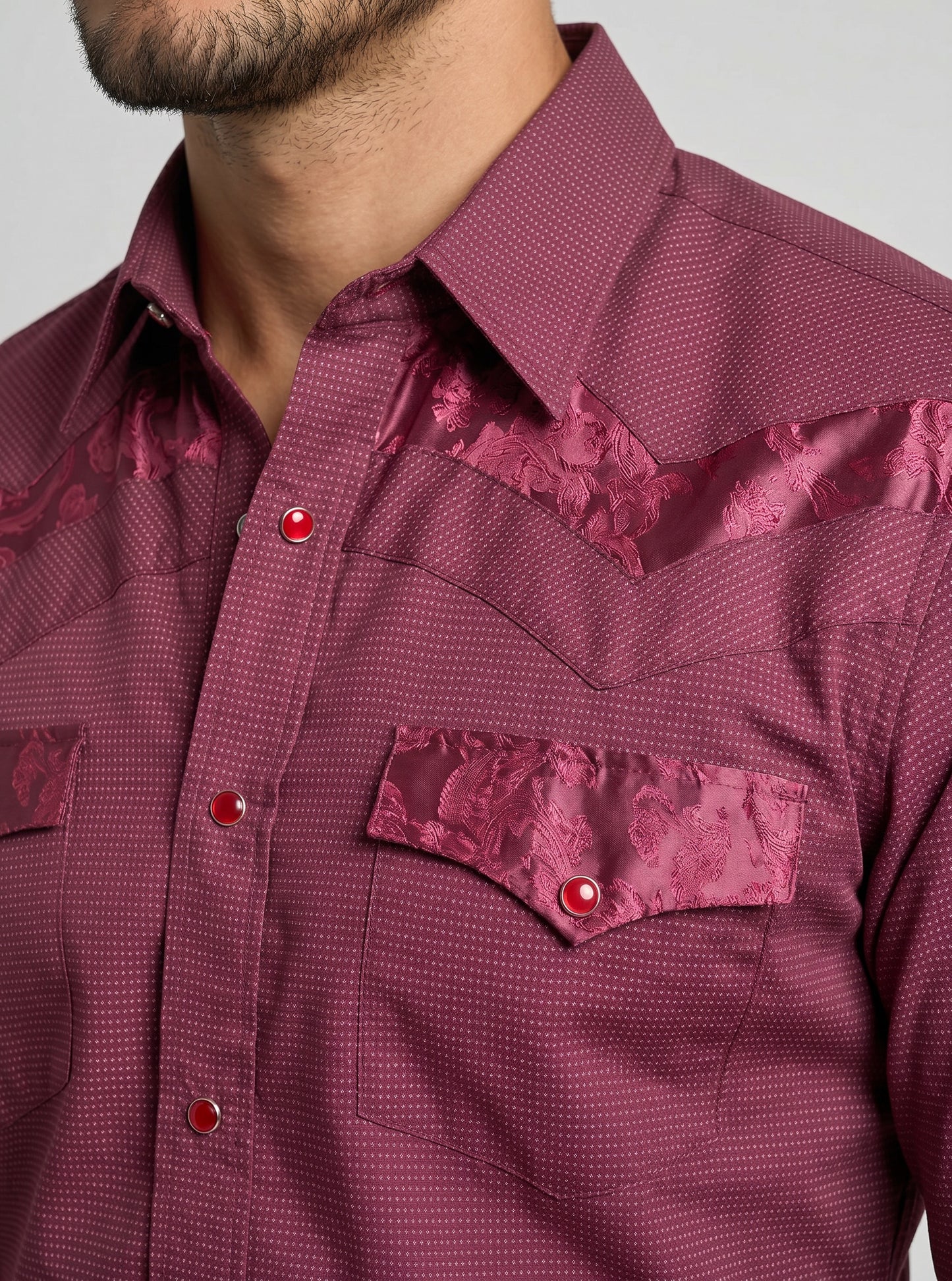 Camisa Rodeo Vino