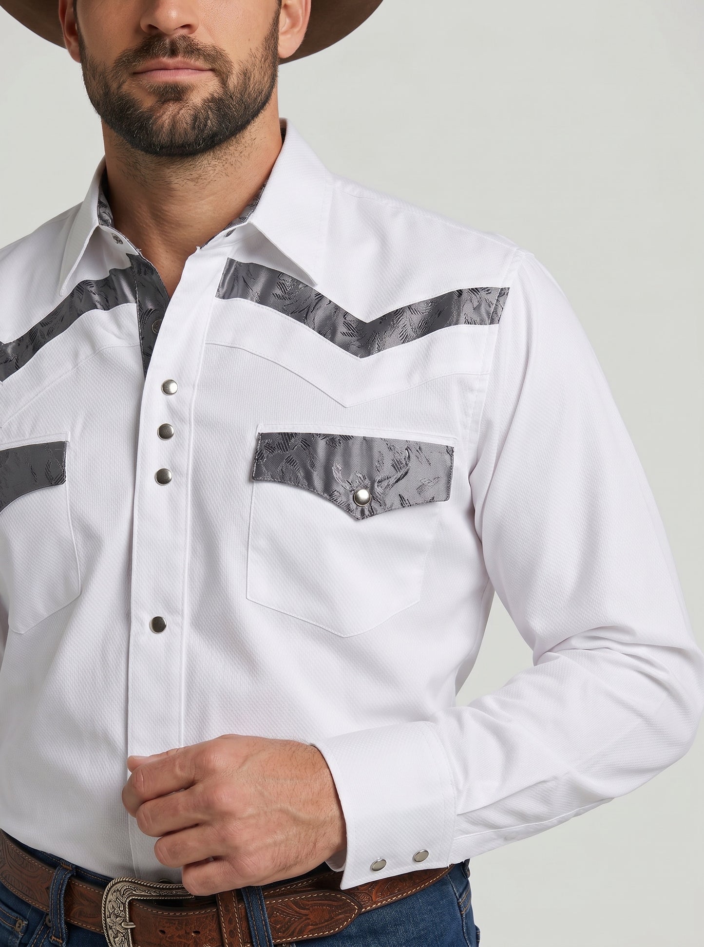 Camisa Rodeo Blanco Oxford