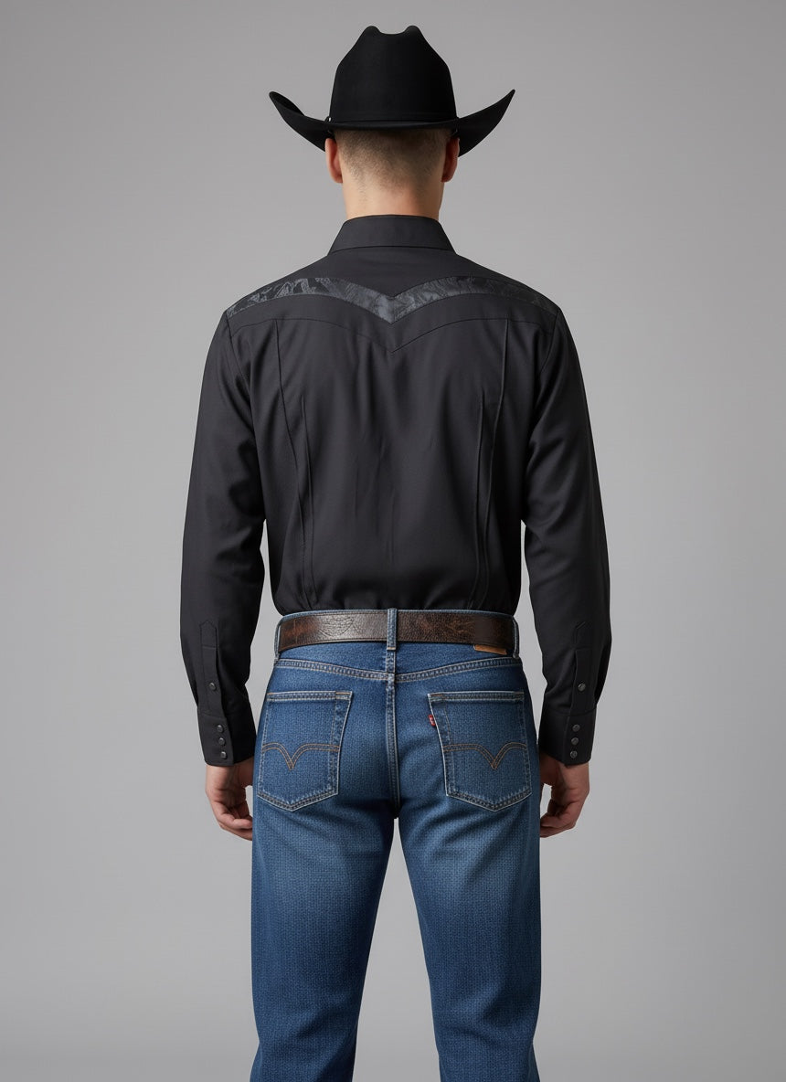 Camisa Rodeo Negro
