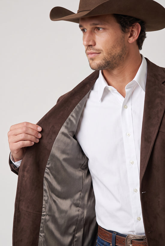 Saco de Gamuzina Premium Herencia Choco: Elegancia y Comodidad en Cada Ocasión