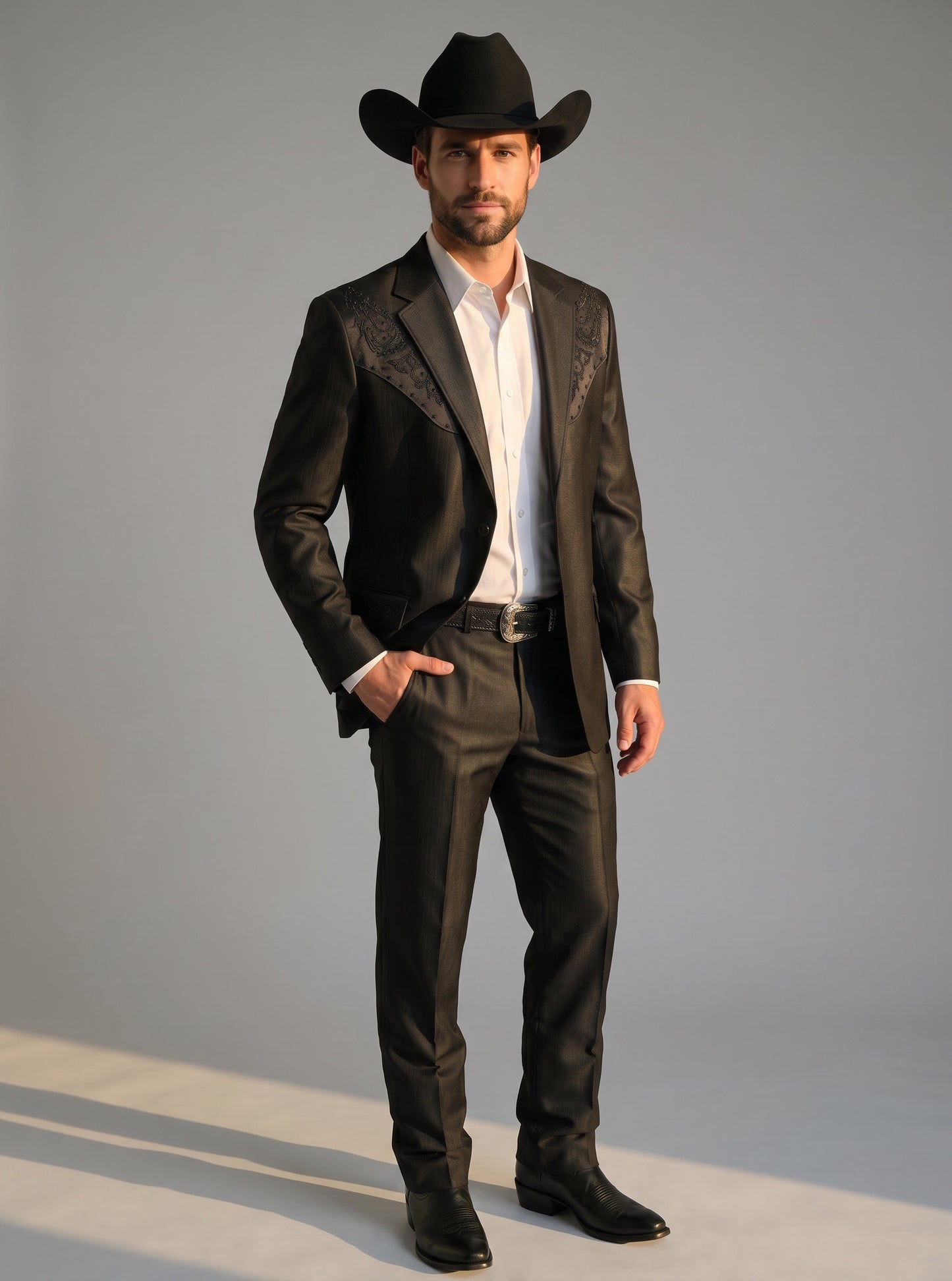 Traje Ying Yang Negro