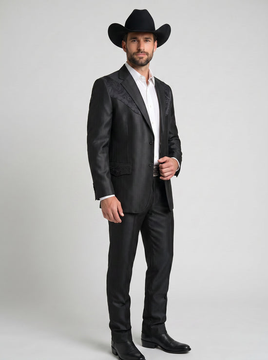 Traje Ying Yang Negro: Elegancia Minimalista para Cada Ocasión